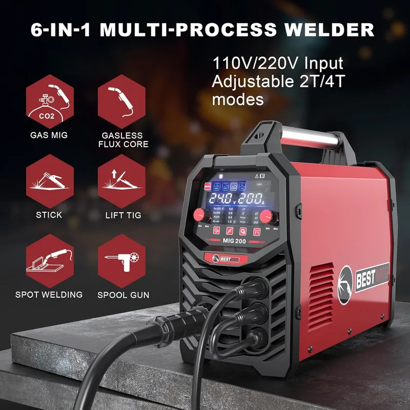 BESTMIG 200A MIG Welder Inverter Welding Machine